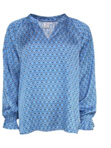 2 Biz Bluse Savannah - farve Blue