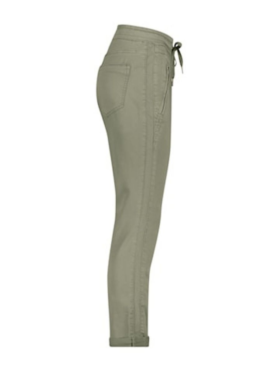 Red Button Ladies Tessy Cropped Joggers SRB2957 - Khaki main image 1
