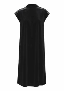 Soya velour Kjole 24291 - Farve Sort
