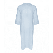 Tiffany Hør Kjole 18970 - Farve Light Blue
