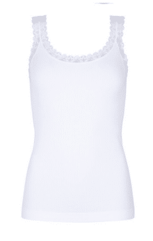 Tim & Simonsen Rib Top - Hvid