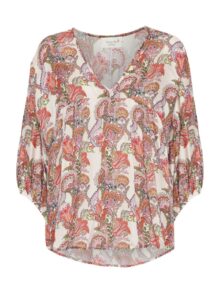 Eva Go Diva Bluse Kaza - Paisley print