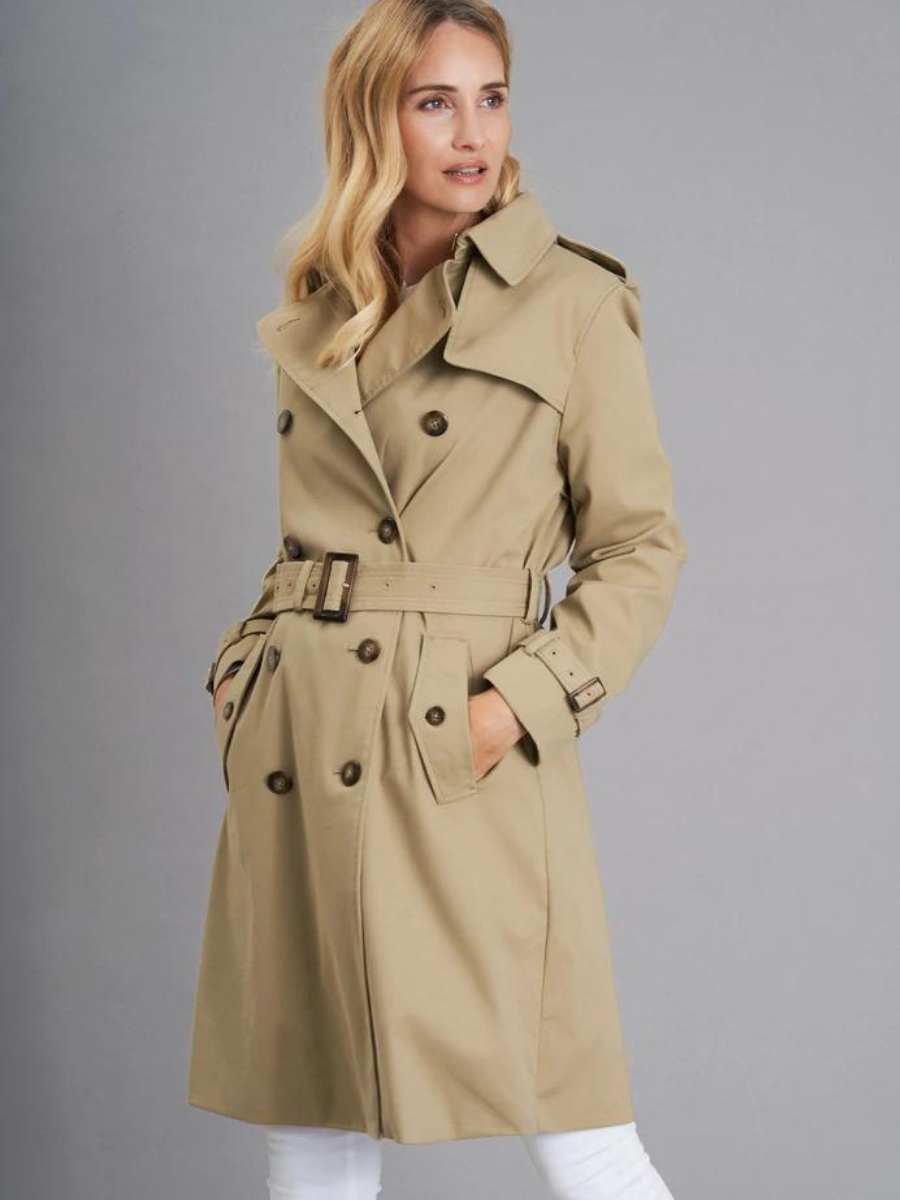 Junge Trench Coat Sophie - sand Stort udvalg af Junge jakker