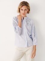Part Two Bluse Nete - Farve Lyseblå 2