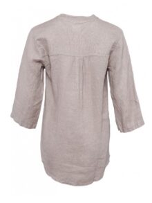 Tiffany Skjorte Linen - Nougat 1
