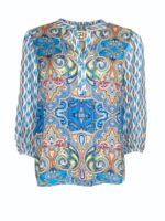 2 Biz Bluse Mantua Blue