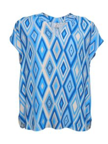 2 Biz Bluse Pescara - Blue 1