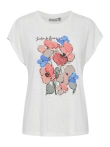 Fransa T-Shirt frsolima - Blanc