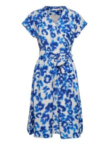 Inwear kjole Roryl wrap kjole - BLUE POETIC