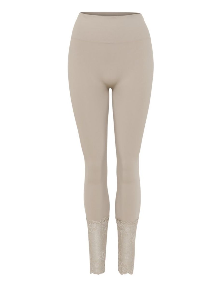 Kommunikationsnetværk momentum acceptabel Tim & Simonsen Martha Leggings - Sabbia ♥ flotte leggings med blonder
