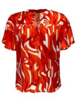 2 Biz Bluse Tensus - Fiery Red 1 ny