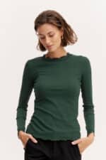 Fransa Blonde bluse Frhizamond 20610153 - Jungle Green 3