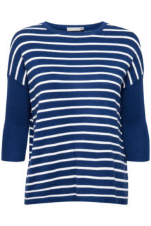 Fransa T-Shirt Frblume 20610794 - Medital Blue 1