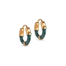 Enamel hoops lina - Farve Petrol Green 1