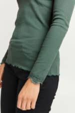 Fransa Bluse Frhizanond 20607461 - Farve Green Forrest 4
