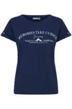 Fransa T-Shirt 20610929 - Farve Medival Blue 1