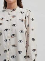 Second Female Skjorte 56397 - Eyes slim shirt - Dark Chalk 2
