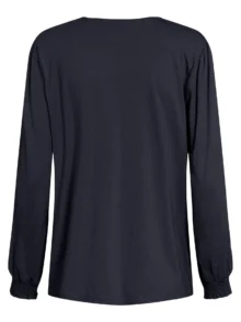 Signature bluse 214032 - farve navy 2