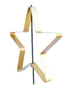 snoren iron star gold H 20 cm