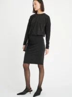 inwear olla short dress - Black 3