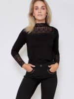 2 Biz Elsia Bluse - Black 2