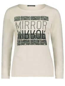 Betty Barclay T-Shirt - Beige med print
