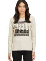 Betty Barclay T-Shirt - Beige med print2