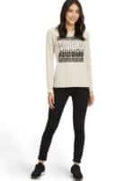 Betty Barclay T-Shirt - Beige med print3