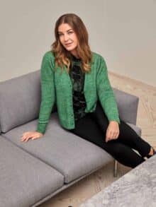Signature Cardigan - Pine Melange1