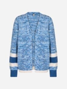 Soya Jonna Strikcardigan Blå