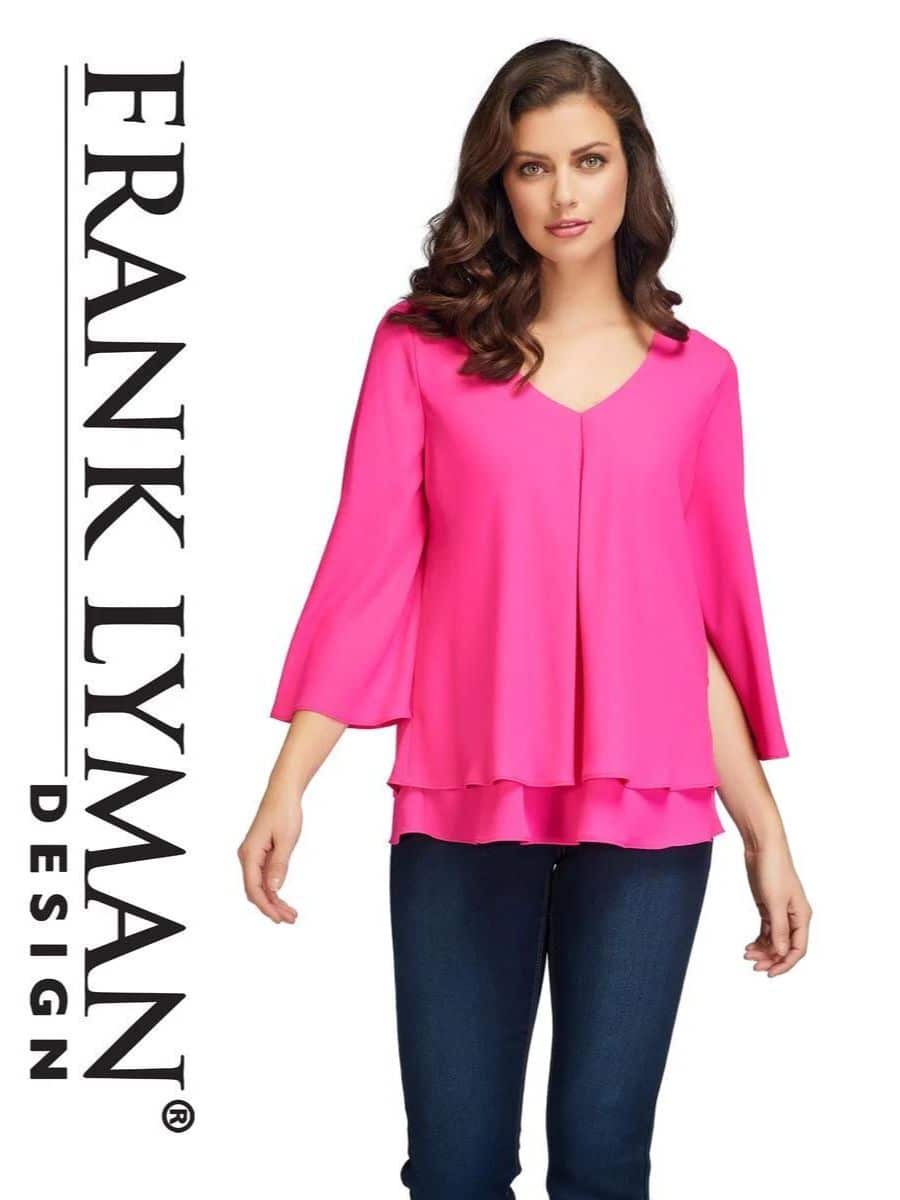 Frank Lyman Top 246324-HP Hot Pink