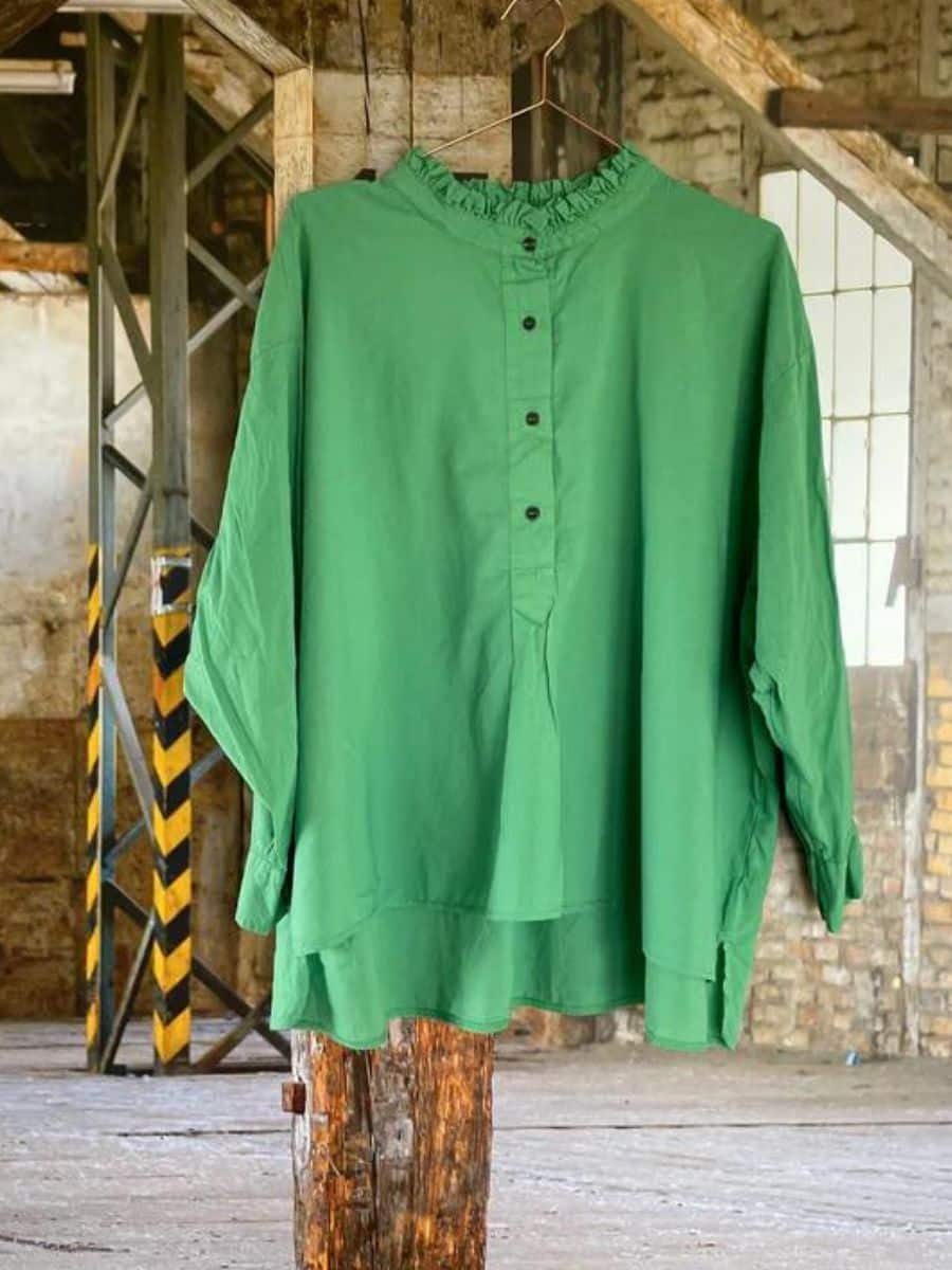 Bluse A Linie Groe Groen
