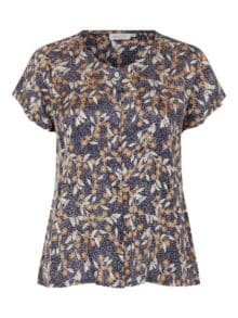 Masai Ia Bluse - Navy 1 ny