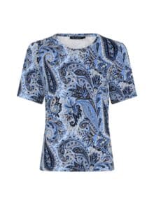 Micha T-Shirt - Paisley Blå