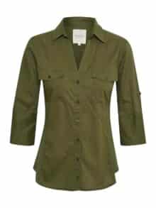Part Two Bluse Cortnia - Army Grøn