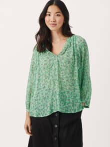 Part Two Bluse Erdone Grøn