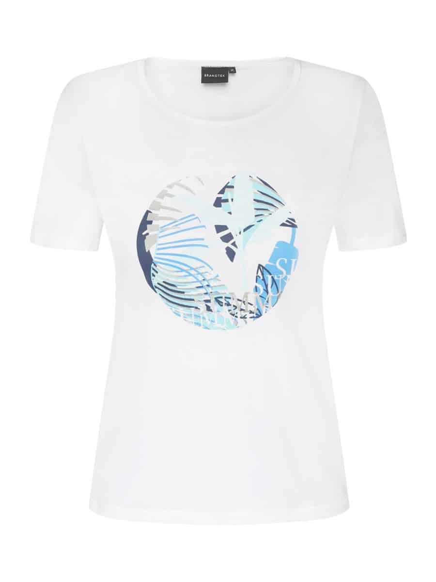 Brandtex T-Shirt - Hvid - Print