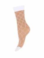 Hype The Detail strømper - Hvid-Brun