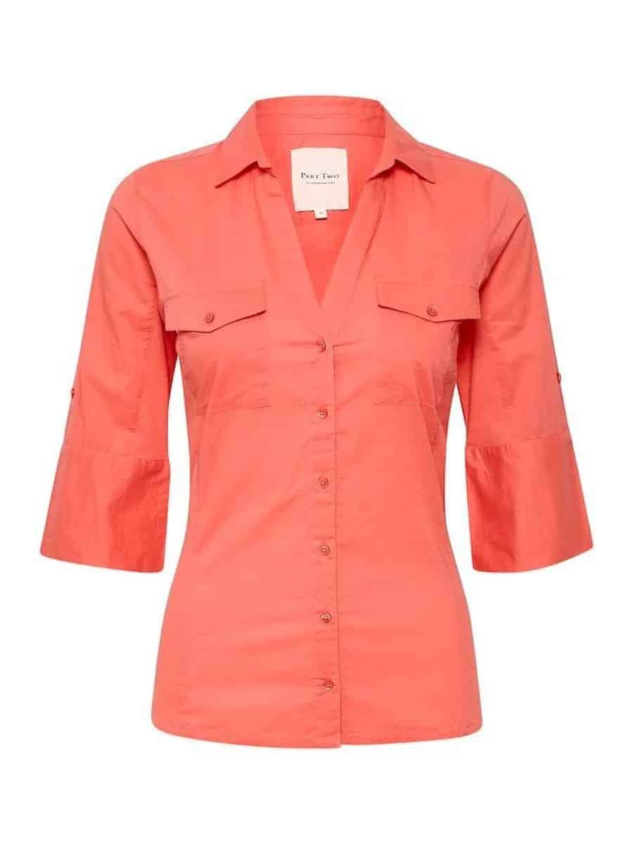 Part Two Cortnia Relaxed fit shirt voor dames, Kalamata., 32