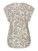 Signature Bluse - Dusty Olive Mix1