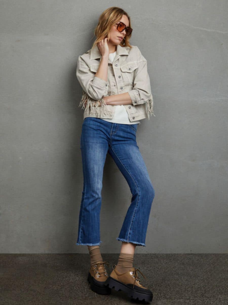 Garcia Jakke - Sofia Denim Jakke i Light Used Denim