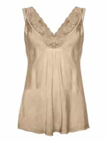 Sorbet Lucy Lace top - Sand