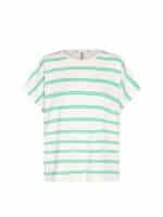 Soya Bluse SC-Barni - Hvid-Grøn