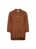 Tiffany Hør Bluse - Camel