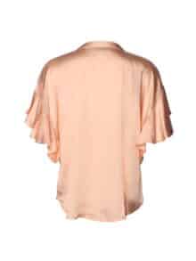 Astan Evelina Frill Bluse - Dusty Rose1