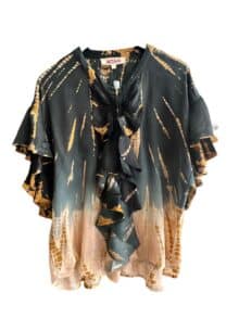 Astan Malin Frill Bluse - Rose Caramel