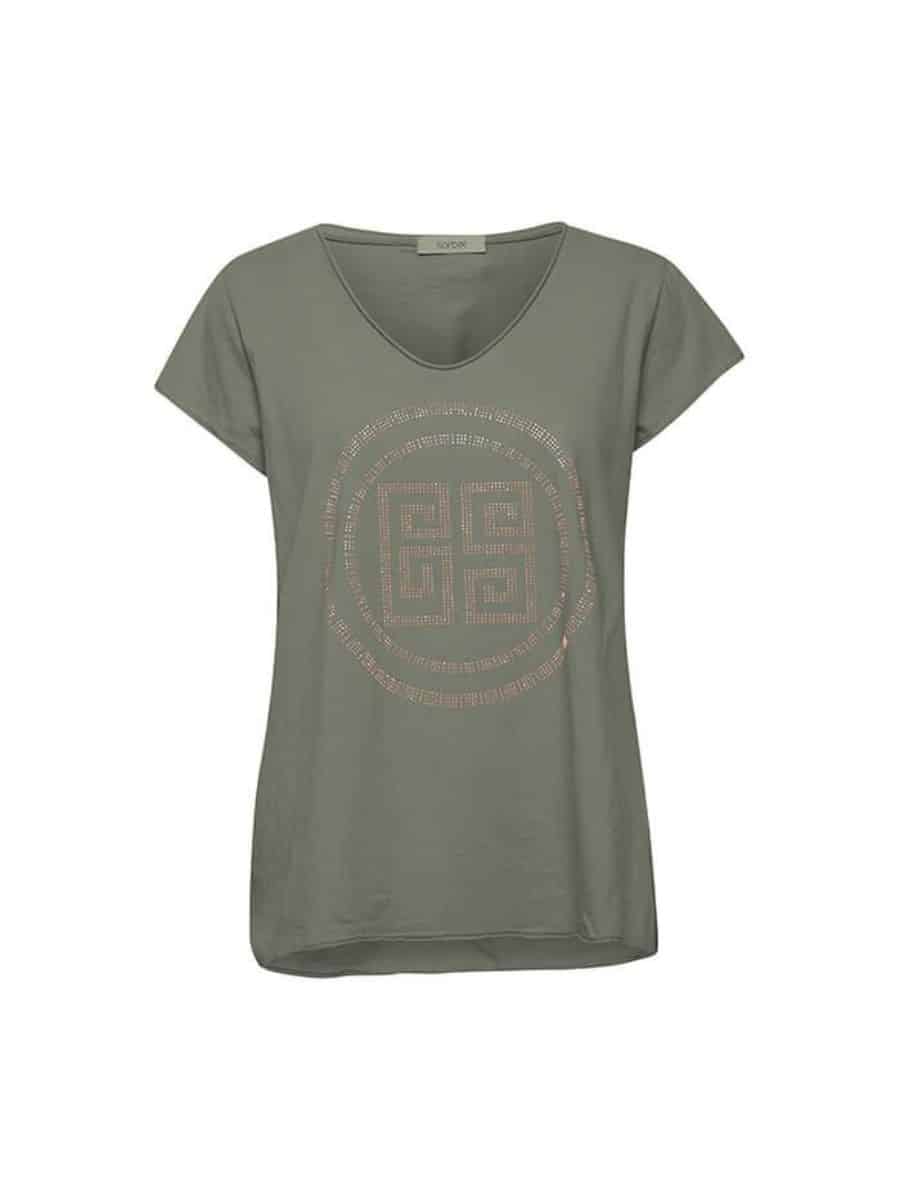 Sorbet T-Shirt Sbglitter Tee - Grøn ♥ Shop Sorbet nyheder online ♥
