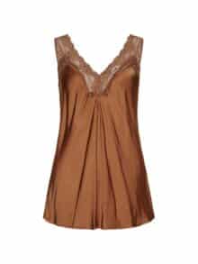 Tiffany Eden Lingerie Top - Camel