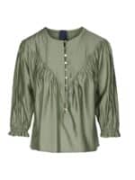 Luxzuz Micala Bluse - Oliven