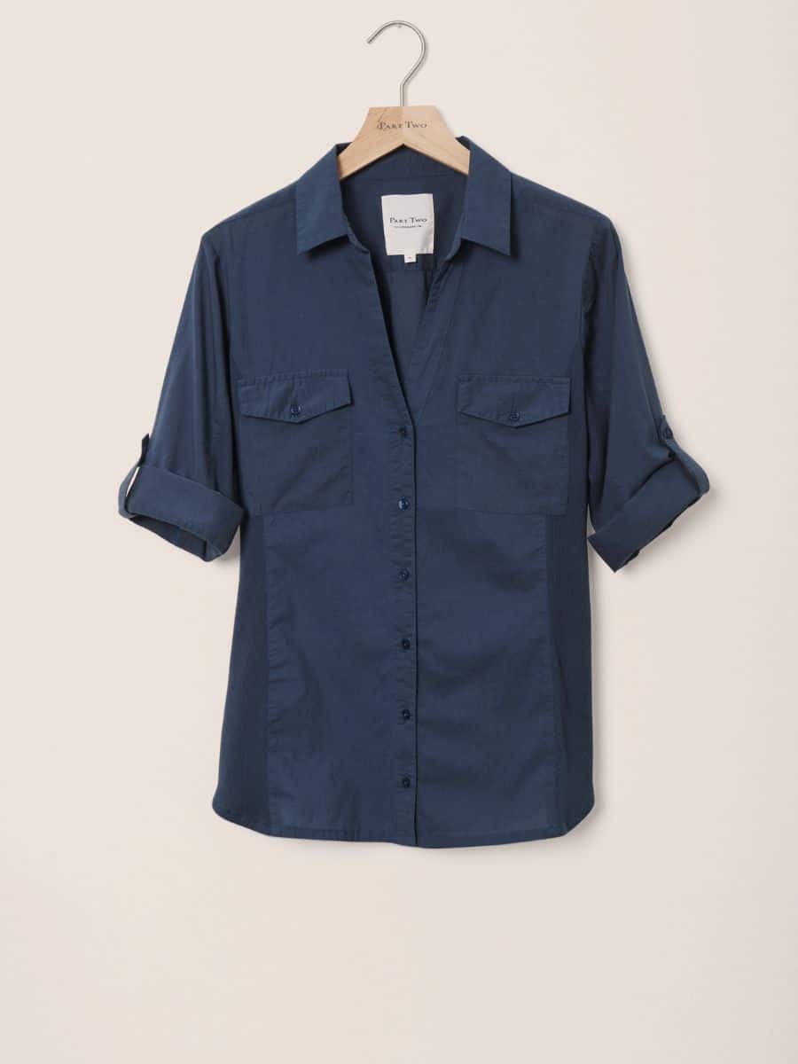 Part Two Bluse - Midnight Navy